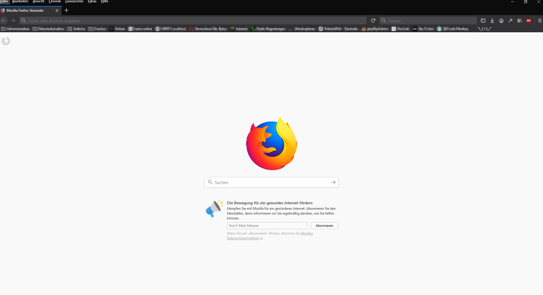 Firefox Quantum landing page